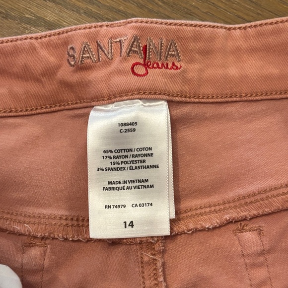 Peach Straight Leg Jeans - Picture 3 of 4